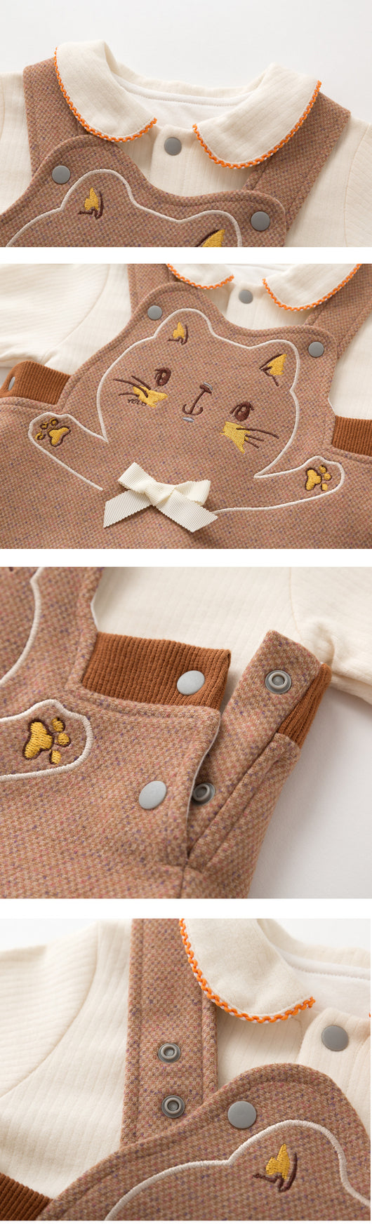 Conjunto Babero Doble Capa para Niñas - Image 9