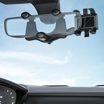Soporte Giratorio para Teléfono en Espejo Retrovisor - Compatible con Todos los Móviles - Image 20