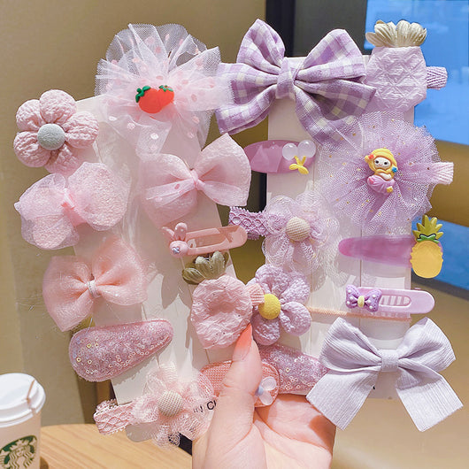 Clip de Cabello con Moño Floral para Niñas - Diseño Princesa Hada - Image 67