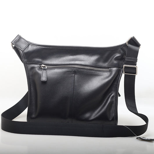 Bolso Bandolera Retro de Cuero Suave con Asa Ancha y Hombro Único - Image 5