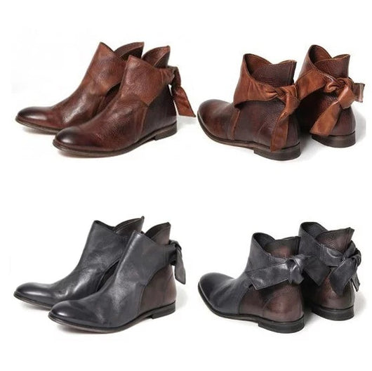 Botas Martin con Tacón Bajo y Hebilla - Estilo Boca de Pez - Image 5