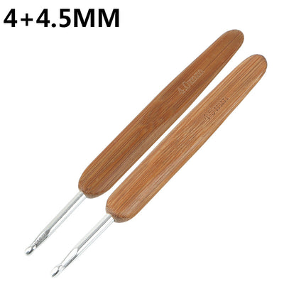 Herramienta de Ganchillo de Bambú Carbonizado para Tejido Manual DIY - Image 21