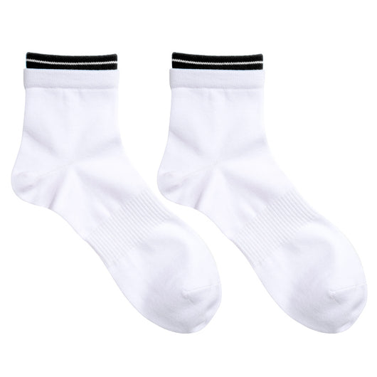 Calcetines Bajos de Algodón con Rayas Azules Dobles - Luokou - Image 11