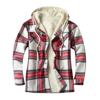 Chamarra Tipo Shirt con Capucha y Forro Polar para Hombre - Image 5