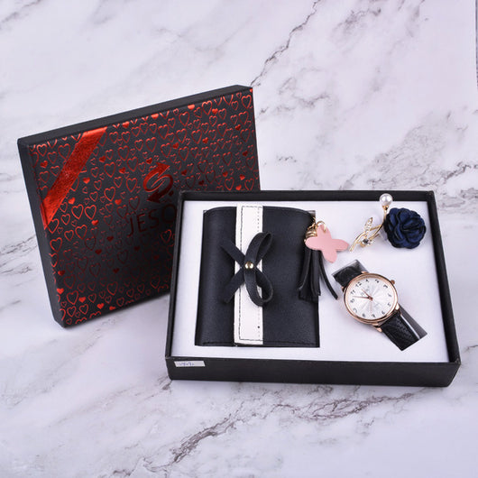 Reloj de Cuarzo con Correa - Set Boutique Elegante - Image 7