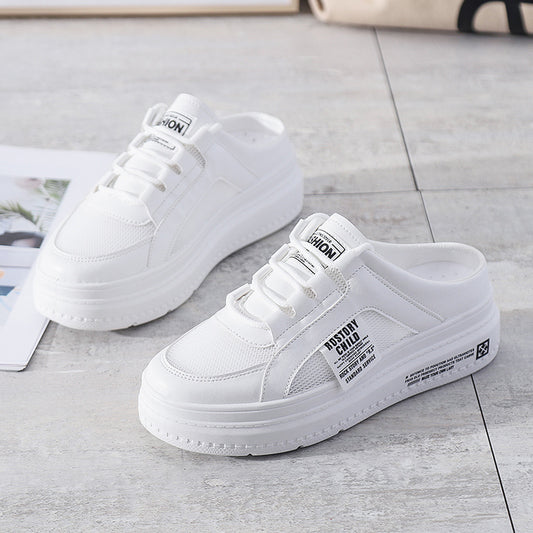 Zapatos Deportivos Mesh Ligeros con Suela Gruesa de Soporte