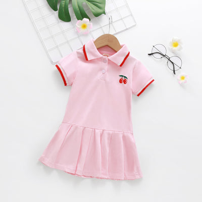 Vestido Plisado de Manga Corta para Niña - Colección Verano - Image 6