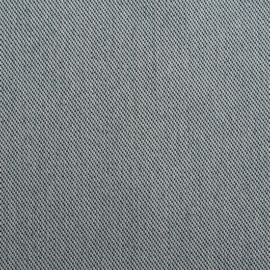 Close-up of a dark gray thickening double-sided linen-look jacquard curtain fabric with a textured weave. - Image 10