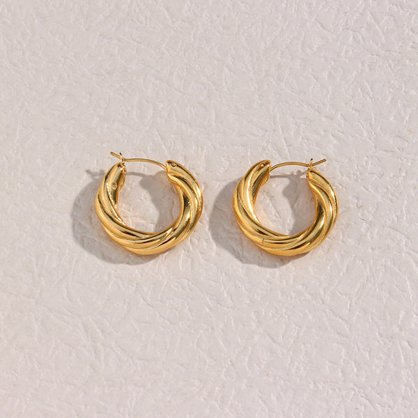 Aretes Argollas Twisted Denisse - Image 6