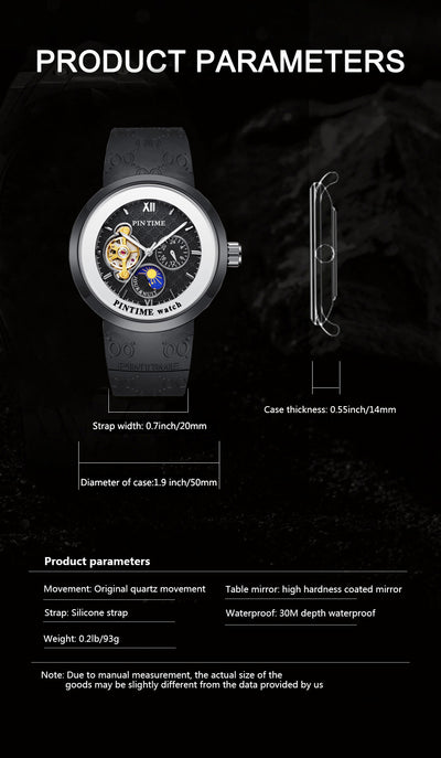 Reloj Automático Mecánico de Tres Contadores - Image 12