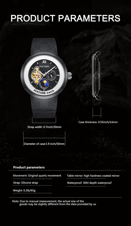 Reloj Automático Mecánico de Tres Contadores - Image 12