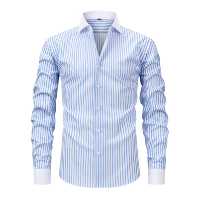 Camisa Ejecutiva de Manga Larga con Cuello Windsor, Stretch y Resistente a Arrugas - Image 2