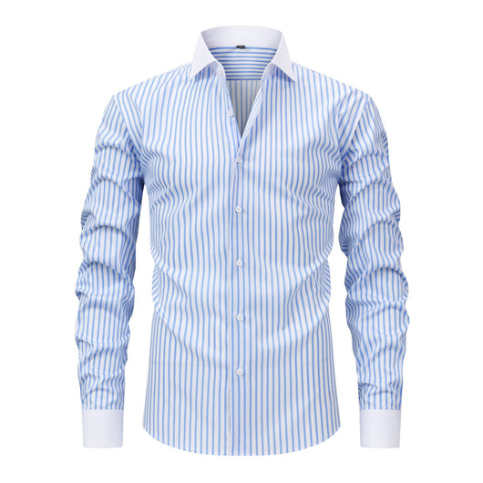 Camisa Ejecutiva de Manga Larga con Cuello Windsor, Stretch y Resistente a Arrugas - Image 2