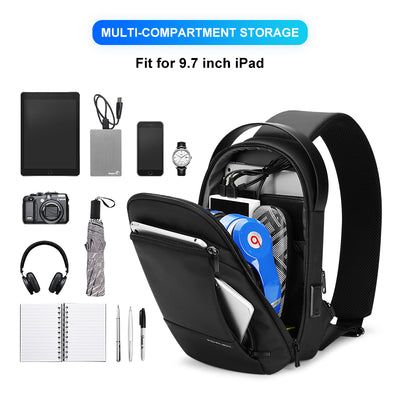 Bolso Cruzado de Un Hombro para Hombre - Estilo Urbano - Image 5