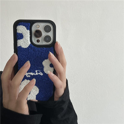 Funda para Celular Flor Azul Klein