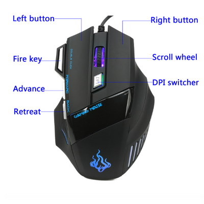 Ratón Glow Game - Precisión Profesional para Jugadores Competitivos - Image 10