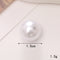 Jeans Button Hole Shoes Diy Accessories Bright Crystal Classic Estilo Ornament Accessories Upper Pearl Flower C458 Transparente