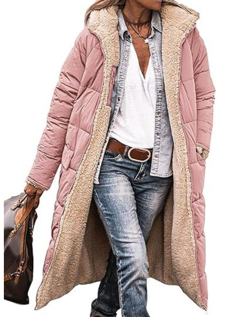 Abrigo Térmico Mujer Largo con Forro Polar y Relleno de Algodón - Image 19