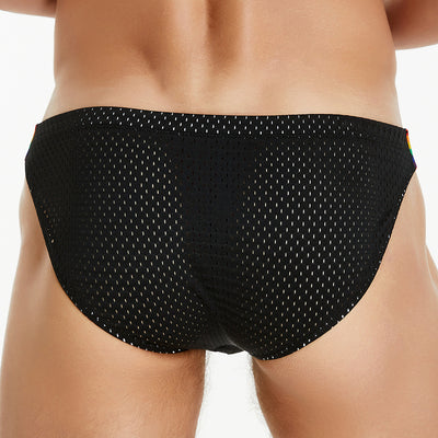 Calzoncillos Hombre Malla Nylon Cintura Arcoíris Baja Comodidad - Image 15