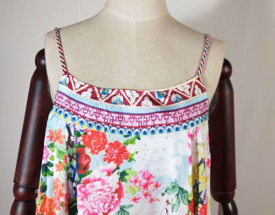 Falda Larga Estampada con Tirantes para Playa y Vacaciones - Image 13