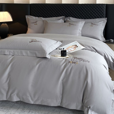 Juego de Cama Lujo Ligero Otoño Invierno 4 Piezas Acolchado Suave - Image 8