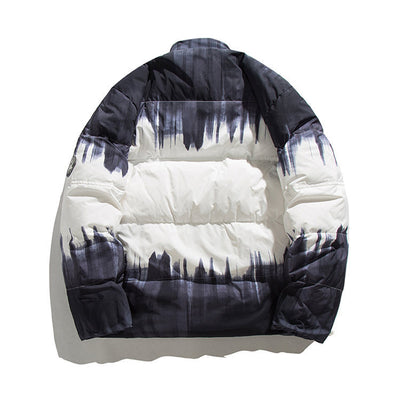 Chamarra Casual de Plumas con Degradado de Colores para Hombre - Image 11