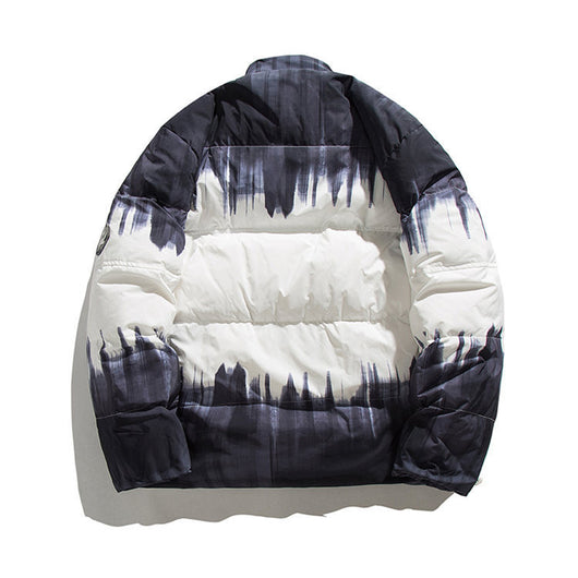 Chamarra Casual de Plumas con Degradado de Colores para Hombre - Image 11