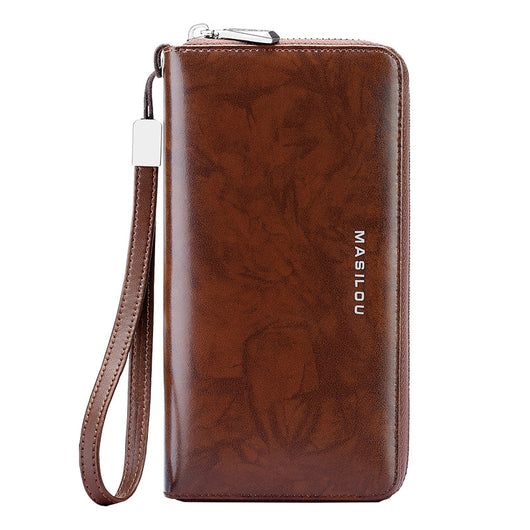 Billetera de Cuero para Hombre con Múltiples Compartimentos y Gran Capacidad - Image 10