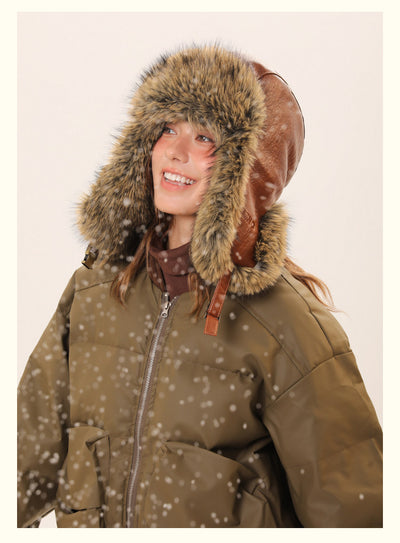 Gorro Ciclista Retro con Forro Polar y Protección Térmica para Oídos - Image 12
