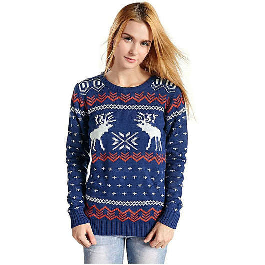Suéter Cuello Redondo para Mujer - Diseño Europeo Otoño Invierno - Image 8