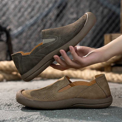 Zapatos de Cuero para Hombre Ligeros con Suela Antideslizante - Image 7