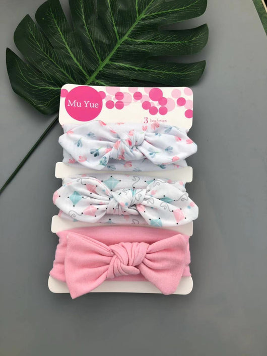 Set de 3 Diademas Infantiles con Moños Estampados - Image 15