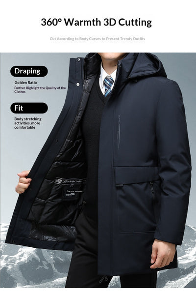 Chaqueta Térmica Acolchada de Algodón con Forro Desmontable para Hombre - Image 12