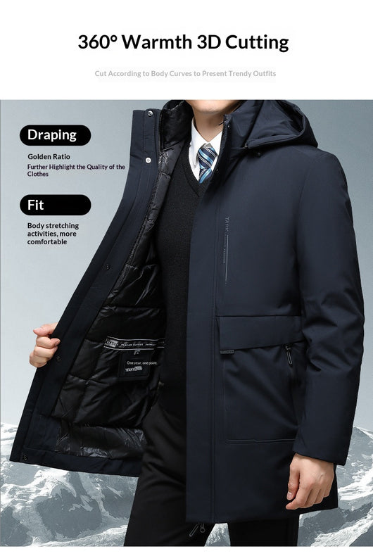 Chaqueta Térmica Acolchada de Algodón con Forro Desmontable para Hombre - Image 12