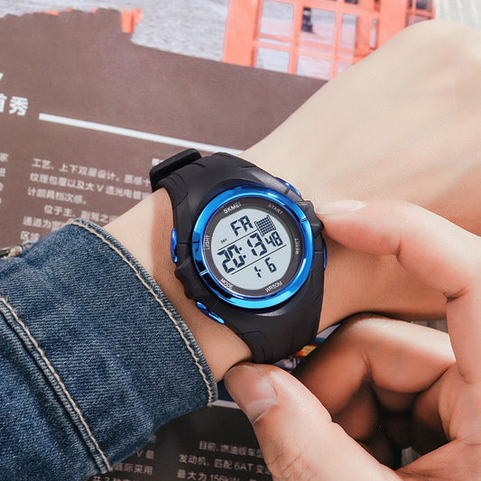 Reloj Deportivo Dual Time para Estudiantes - Resistente para Actividades Outdoor