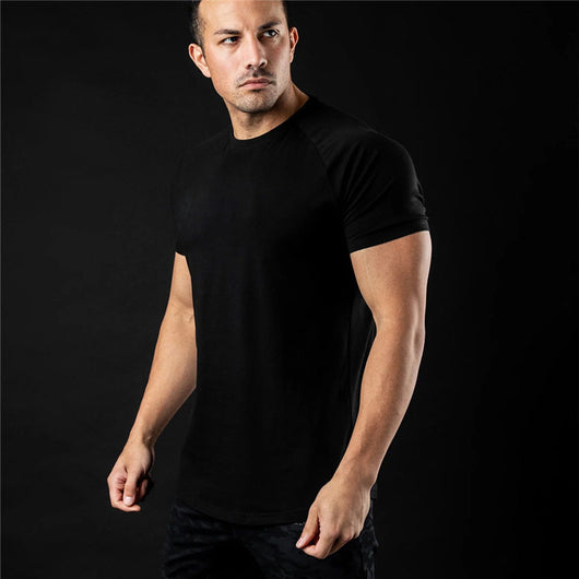 Playera Deportiva Tech Fabric Primavera-Verano para Hombre, Cuello Redondo, Secado Rápido - Image 5