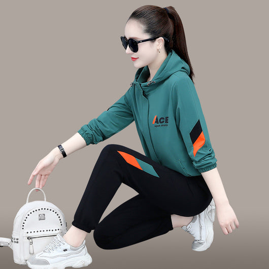 Sudadera Deportiva Holgada con Capucha para Mujer - Conjunto Casual Moderno - Image 16
