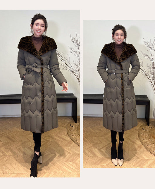 Chaqueta Acolchada Elegante con Cinturón Ajustable y Costuras Reforzadas - Image 10