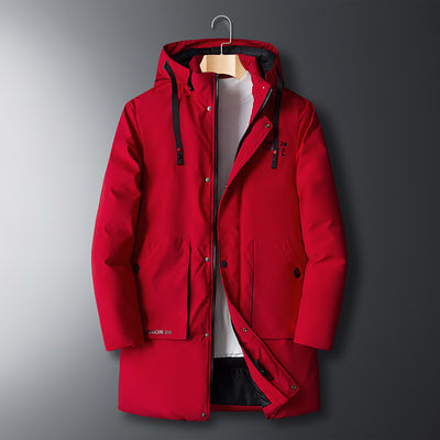 Abrigo Acolchado para Hombre Largo Térmico Grueso y Holgado - Image 3