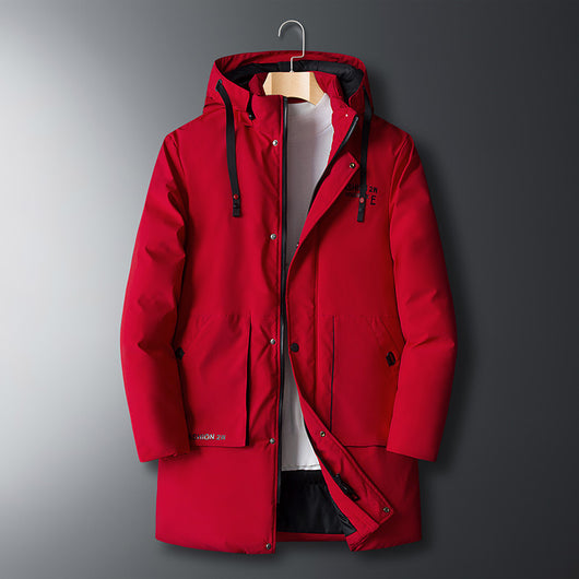 Abrigo Acolchado para Hombre Largo Térmico Grueso y Holgado - Image 3
