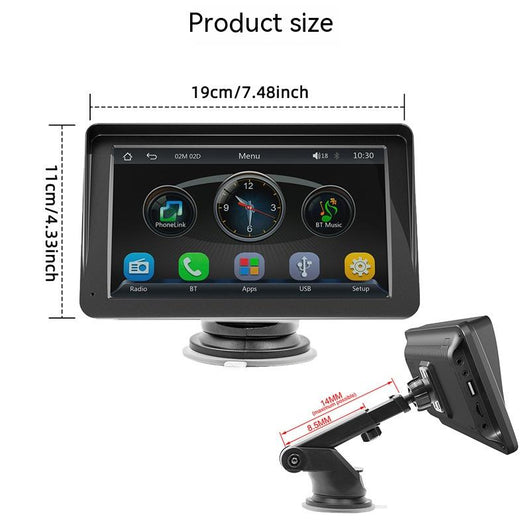 Pantalla Portátil Apple CarPlay Inalámbrica de 7 Pulgadas - Image 8