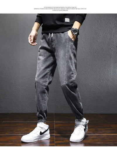Pantalones Cargo Holgados con Tobillera para Hombre - Estilo Harlan Cropped - Image 7