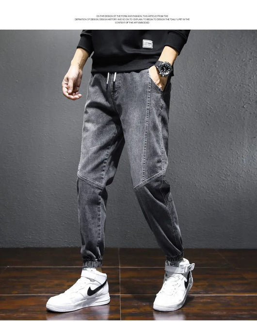 Pantalones Cargo Holgados con Tobillera para Hombre - Estilo Harlan Cropped - Image 7