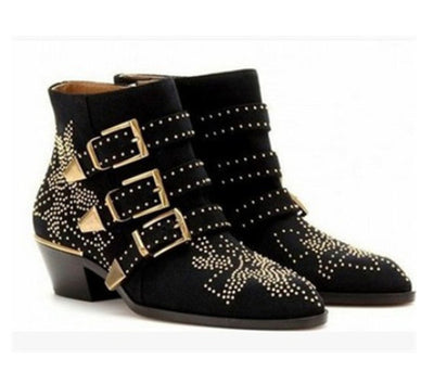 Botas Cortas Tachonadas para Tallas Grandes - Image 14