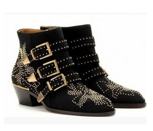 Botas Cortas Tachonadas para Tallas Grandes - Image 14