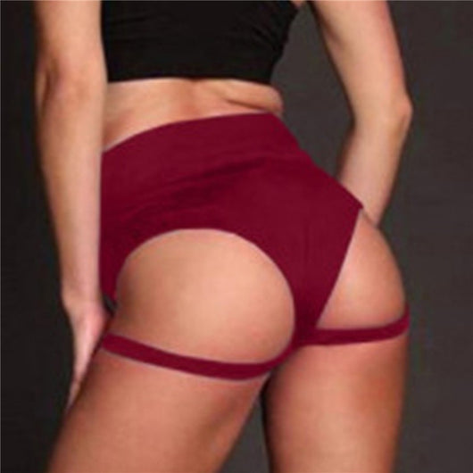 Shorts Deportivos Casuales de Color Sólido para Mujer