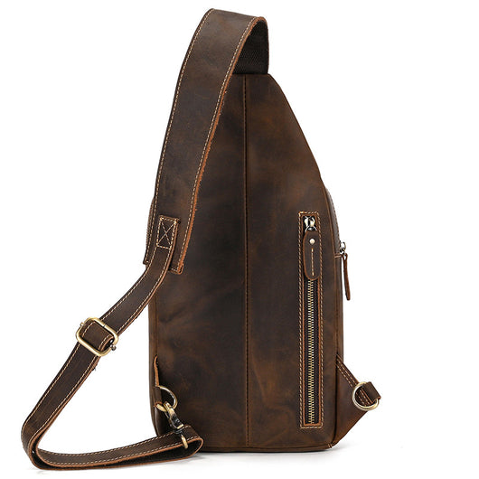 Bolso Bandolera de Cuero Genuino Retro - Estilo Casual Premium - Image 2
