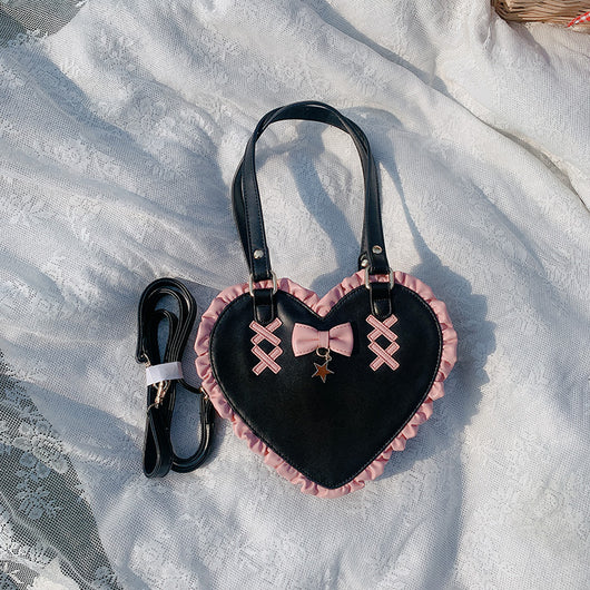 Bolsa Bandolera Corazón Anudado Love - Diseño Cruzado para Mujer - Image 6