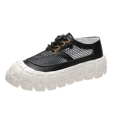 Zapatos Plataforma Mujer con Tacón Medio y Punta Redonda - Image 9