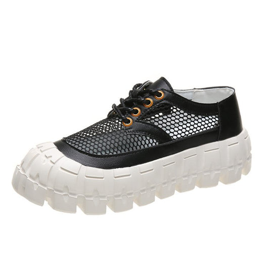 Zapatos Plataforma Mujer con Tacón Medio y Punta Redonda - Image 9